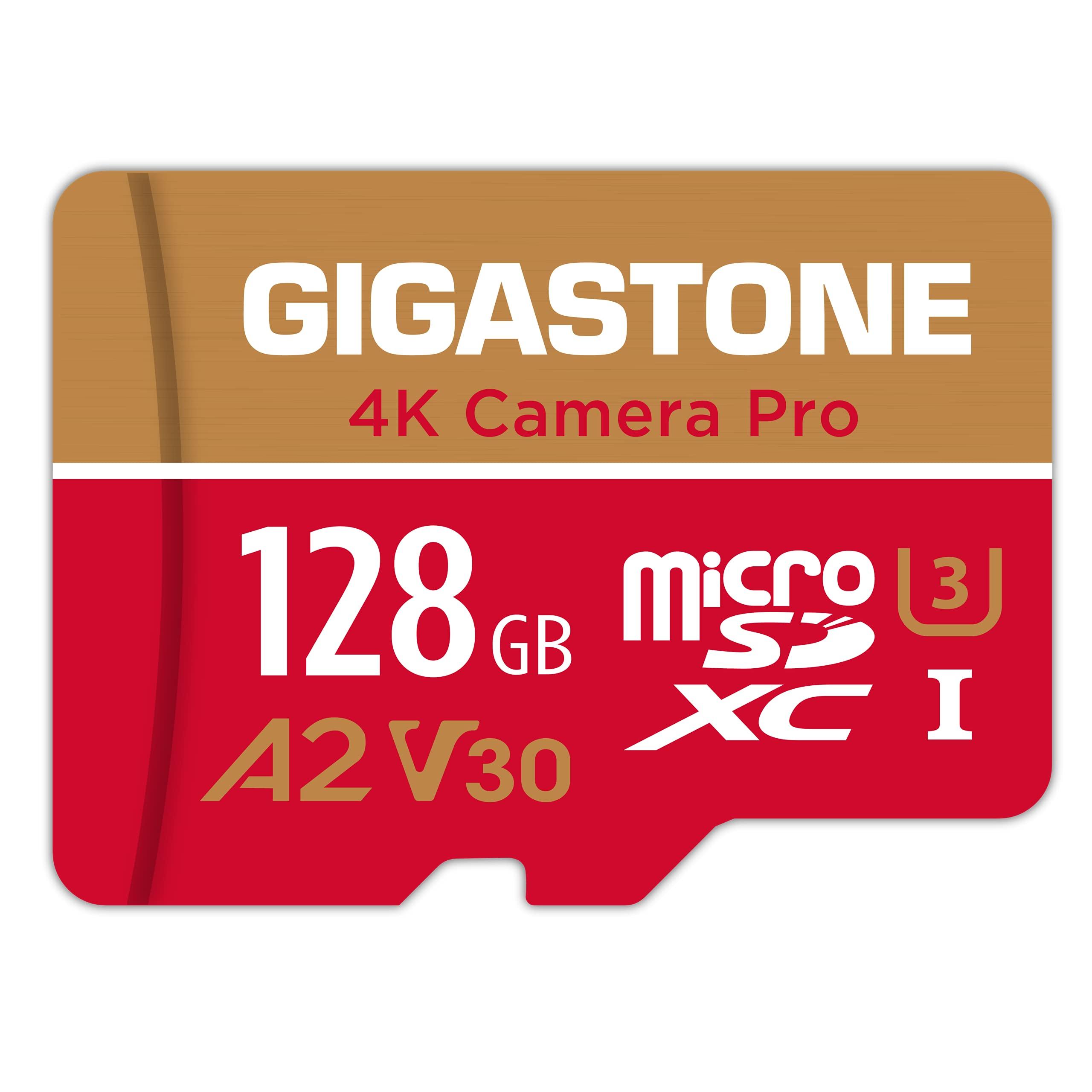 Gigastone 128GB microSD card for action cameras